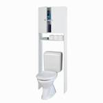 Meuble pour toilettes Blanc