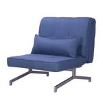 Verwisselbare bekleding Cardini Uno voor slaapfauteuil - geweven stof - Stof Bora: Blauw