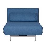 Verwisselbare bekleding Copperfield voor slaapfauteuil - geweven stof - Stof Bora: Blauw
