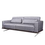 Wechselbezug Schlafsofa Copperfield Webstoff - Stoff Olessa: Silber-Schwarz