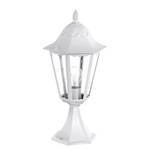 Borne extérieure Navedo Verre / Aluminium - 1 ampoule - Blanc - Blanc