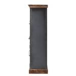 Weinschrank Hunter Mango massiv / Metall - Mango / Blaugrau