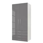 Armoire à portes battantes KSW II Gris lave brillant - 4