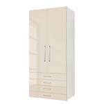 Armoire à portes battantes KSW II Couleur latte macchiato brillant - 4