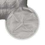 Parure de lit réversible Cromer Coton - Gris lumineux - 155 x 220 cm + oreiller 80 x 80 cm