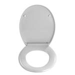 Premium WC-Sitz Ottana Edelstahl - Lichtgrau