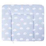 Matelas à langer soft Kleine Wolke bleu Coton