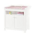 Verschoningscommode Nina Wit - Textiel - 88 x 97 x 74 cm