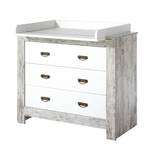 Wickelkommode Nordic Shabby Chic Dekor/ Weiß