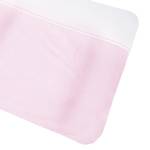 Wickelmulde Vichy-Karo rosé Pink - Textil - 85 x 6 x 75 cm