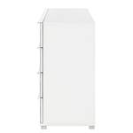 Commode Chicago II Blanc alpin / Verre blanc - Blanc alpin / Verre blanc