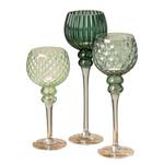 Photophore Herte (set de 3) Verre - Vert