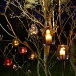 Lampion Giardino I glas/metaal