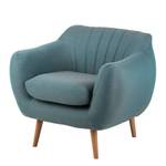 Fauteuil Molly Tissu bleu gris