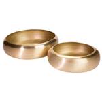 Schale Ny Shiny Satin (2-teilig) Aluminium - Gold - Gold