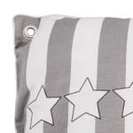 Coussin Stars & Stripes Neo Coton - Blanc / Gris