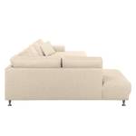 Divano panoramico Arietta II Beige chiaro - Longchair preimpostata a destra / penisola a sinistra