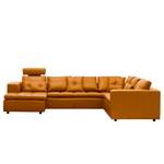 Wohnlandschaft Brooklyn II Echtleder Echtleder Neka: Cognac - Longchair davorstehend links