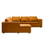 Wohnlandschaft Brooklyn II Echtleder Echtleder Neka: Cognac - Longchair davorstehend links