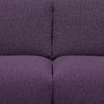 Wohnlandschaft HUDSON Webstoff Anda II: Violett - Longchair davorstehend links / Ottomane rechts