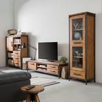 Tv-meubel Atelier I deels massief acaciahout/metaal - acaciahout/antracietkleurig