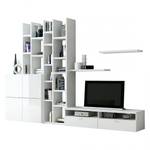 Ensemble de meubles TV Emporior i Blanc brillant