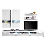 Ensemble mural TV WhiteStar II Blanc brillant