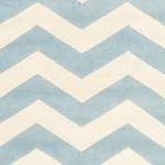Tapis en laine Bern Laine - Bleu pastel / Blanc - 200 x 300 cm