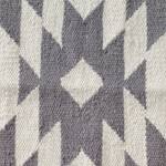 Wollen tapijt Boderne textielmix - grijs