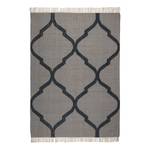 Wollen tapijt Busene textielmix - grijs - 140x200cm