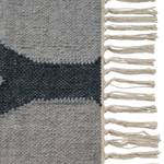 Tapis en laine Busene Tissu mélangé - Gris - 140 x 200 cm