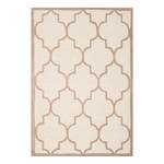 Wollen vloerkleed Everly wol - Crèmekleurig/beige - 120 x 180 cm