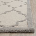 Tapis en laine Everly Laine - Crème / Gris - 120 x 180 cm