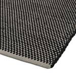 Wollen tapijt Herlev textielmix - zwart - 140x200cm