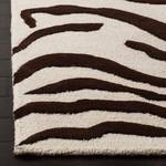 Tapis en laine Nahla Laine - Marron / Crème - 160 x 230 cm
