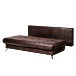 Canapé convertible Sleepster Aspect vieux cuir marron