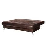 Canapé convertible Sleepster Aspect vieux cuir marron