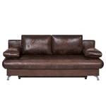 Canapé convertible Sleepster Aspect vieux cuir marron