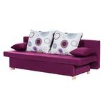 Schlafsofa Homely Microfaser Brombeere