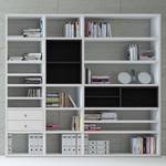 Etagère XL Emporior l.A Blanc / Noir - Blanc / Noir - Sans éclairage