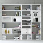 Etagère XL Emporior l.B Blanc - Blanc brillant / Blanc - Avec éclairage