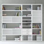 Etagère XL Emporior l.B Blanc - Blanc brillant / Blanc - Sans éclairage