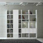 Etagère XL Emporior VI Blanc - Blanc brillant - Sans éclairage