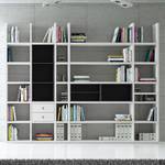 Etagère XXL Emporior VII Blanc / Noir - Blanc / Noir - Sans éclairage