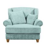 Fauteuil XXL Colares Velours côtelé - Bleu layette