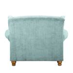 Fauteuil XXL Colares Velours côtelé - Bleu layette