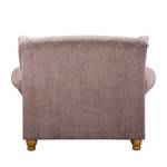 Fauteuil XXL Colares Velours côtelé - Mauve