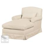 XXL-Sessel Wollin Webstoff Creme