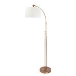 Lampenkap 30cm rond stof beige gevouwen