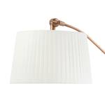 Abat-jour rond 30 cm Tissu Beige Plissé